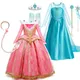 Costume de la Belle au Bois Dormant pour Fille Vêtements Élégants Cosplay pour Spectacle Elsa