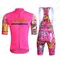 2023 rosa Chaiselongue Sommer Fahrrad bekleidung Tops MTB Fahrrad Kleidung Maillot Ropa Ciclismo