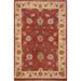 Floral Kazak Oriental Foyer Rug Hand-Knotted Orange Wool Carpet - 2'0" x 3'0"