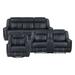 Manuel 3-Piece Manual Reclining Living Room Sofa Set