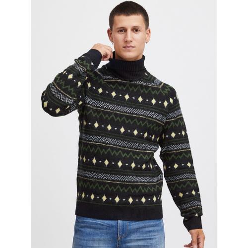 BLEND Rollkragenpullover Herren schwarz, XXXL