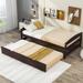 Twin Size Platform Bed with Twin Size Trundle, Twin Size Daybed