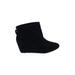 Cynthia Vincent Ankle Boots: Black Print Shoes - Women's Size 7 1/2 - Almond Toe