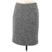 Calvin Klein Casual Skirt: Gray Tweed Bottoms - Women's Size 6