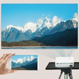 Ersazi Projector Screen Outdoor Home Hd 1080P Portable Home Projector 5G Wifi Wireless Mobile Phone Same Screen Projector Led Micro Projector On Clearance White