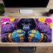 1pc Cartoon Gorilla Large Gaming Mousepad Computer HD Keyboard Pad Mouse Mat Desk Mats Natural Rubber Anti-Slip Office Mouse Pad Desk Accessories