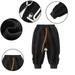 Esaierr 2-13Y Boys Girls Adjustable Waist Sweatpants Drawstring Jogger Pants Winter Fleece Casual Sweatpants for Kids Toddler