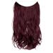 Beauty Clearance Under $15 Fashionable Wig Women S Long Curly Hair Is Big Natural One-Piece Hairpiece With Fishline Hairpiece Extension J