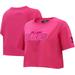 Women's Pro Standard St. Louis Blues Triple Pink Cropped Boxy T-Shirt