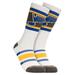 Men's Mitchell & Ness St. Louis Blues Cross Bar Crew Socks