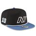 Men's New Era Black/Light Blue Noah Gragson Golfer Snapback Hat