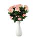 Hxoliqit Azaleas High Imitation Flower Bouquet Peony Decorative Home Furnishings Simulation Holiday Gift House Decoration Artificial Flower(Pink) for Living room