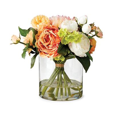 Peony, Ranunculus and Rose Garden in Vase - Frontgate