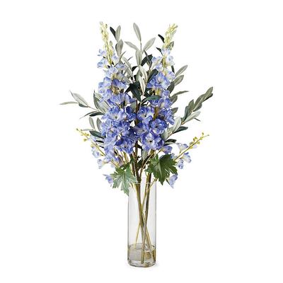 Delphiniums with Olive Spray - Frontgate