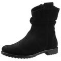 Stiefelette ARA "LIVERPOOL" Gr. 4,5 (37,5), schwarz Damen Schuhe Cowboyboots Reißverschlussstiefeletten mit slouchy-Schaft, Weite G