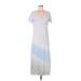 Splendid Casual Dress - Shift: Blue Ombre Dresses - Women's Size Medium