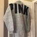 Pink Victoria's Secret Tops | Nwot Victoria Secret Pink Sweatshirt. Pink Logo On Back. Size Small, Color Grey. | Color: Gray | Size: S