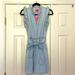 Kate Spade Dresses | Nwt Kate Spade Denim Ruffle Dress - Size Small | Color: Blue | Size: S