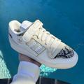 Adidas Shoes | Adidas Originals Forum 84 Low White Snakeskin Men's Athletic Shoes Fz6292 | Color: White | Size: Various