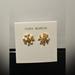 Tory Burch Jewelry | Authentic Tory Burch Miller Stud Earrings - Gold With Free Pouche | Color: Gold | Size: Os