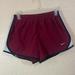 Nike Shorts | Nike Women's Tempo Dri-Fit Lined Dolphin Running Shorts Activewear Burgundy Xl | Color: Red | Size: Xl