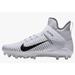 Nike Shoes | Nike Alpha Menace Pro 2 Mid Football Cleats White Mens Size 12.5 Aq3209-100 | Color: White | Size: 12.5