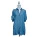 Anthropologie Dresses | Cloth & Stone 100% Tencel Women Blue Casual Dress Small Longline | Color: Blue | Size: S