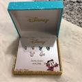 Disney Jewelry | Disney Mickey Earrings | Color: Silver | Size: Os
