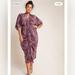 Anthropologie Dresses | Nwt Anthropologie Rinku Anthropologie Mischa Dolman Midi Dress L Size 22 / 22w | Color: Purple | Size: 22w