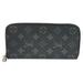 Louis Vuitton Accessories | Louis Vuitton Long Wallet Zippy Vertical Lv Logo Round Zipper Monogram Eclips... | Color: Black | Size: Os