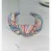 J. Crew Accessories | J Crew Striped Headband | Color: Pink/Red | Size: Os