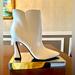 Nine West Shoes | Nine West!”Torrie” White/Ivory Boot/Pointed Toe/Zipper/Size-9 | Color: White | Size: 9