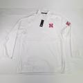 Adidas Jackets & Coats | Adidas Nebraska Cornhuskers Mens Xl Jacket Red White Football Gamemode New | Color: Red/White | Size: Xl