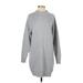 ABound Casual Dress - Sweater Dress: Gray Dresses - Women's Size Small