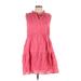 Cozy Casuals Casual Dress - DropWaist: Pink Dresses - Women's Size Large