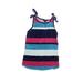 Little Marc Jacobs Dress - Shift: Blue Stripes Skirts & Dresses - Kids Girl's Size 6