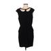 BCBGeneration Casual Dress - Sheath: Black Solid Dresses - Women's Size Small