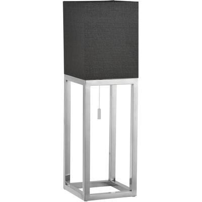 NÄVE Tischleuchte "Alfa", grau, H: 65,00cm, Lampen, Tischlampe H: 65cm, 1xE27, exkl. Leuchtmittel, dunkelgrau/chrom, IP20 Image