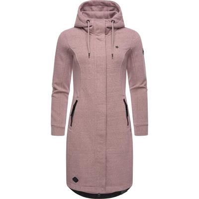 Kurzmantel RAGWEAR "Letti Long", Damen, Gr. S (36), lila (mauve), Fleece, Obermaterial: 54% Polyester, 41% Baumwolle, 5% Viskose, sportlich, tailliert knieumspielend, hoch geschlossener Ausschnitt, Langarm Ärmel ohne Ärmelschlitz normaler Saum,... Image