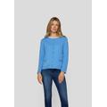 Strickjacke RABE "RABE Strickjacke" Gr. 38, blau (hellblau) Damen Strickjacken