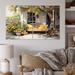 Design Art Farmhouse Yellow Country Comfort III - Floral Metal Wall Decor Set Metal in Brown/Green/Yellow | 28 H x 48 W x 1 D in | Wayfair