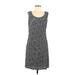 Christopher & Banks Casual Dress - A-Line Scoop Neck Sleeveless: Black Dresses - Women's Size Medium