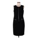 Nine West Casual Dress - Sheath: Black Dresses - Women's Size 8