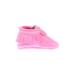 FP Baby Booties: Slip-on Stacked Heel Casual Pink Print Shoes - Kids Girl's Size 1