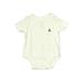 Baby Gap Short Sleeve Onesie: Ivory Bottoms - Size 0-3 Month