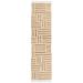 Brown 156 x 31 x 0.5 in Area Rug - Ebern Designs Maraja Abstract Handmade Power Loom Area Rug in Jute & Sisal | 156 H x 31 W x 0.5 D in | Wayfair