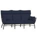 Summer Classics Majorca 83" Wide Outdoor Patio Sofa w/ Cushions Metal/Olefin Fabric Included/Sunbrella® Fabric Included | Wayfair