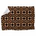 East Urban Home 1970S Blanket Retro Throw Brown Throw Fleece Blanket Microfiber/Fleece/Microfiber/Fleece, Sherpa | 60 H x 51 W in | Wayfair