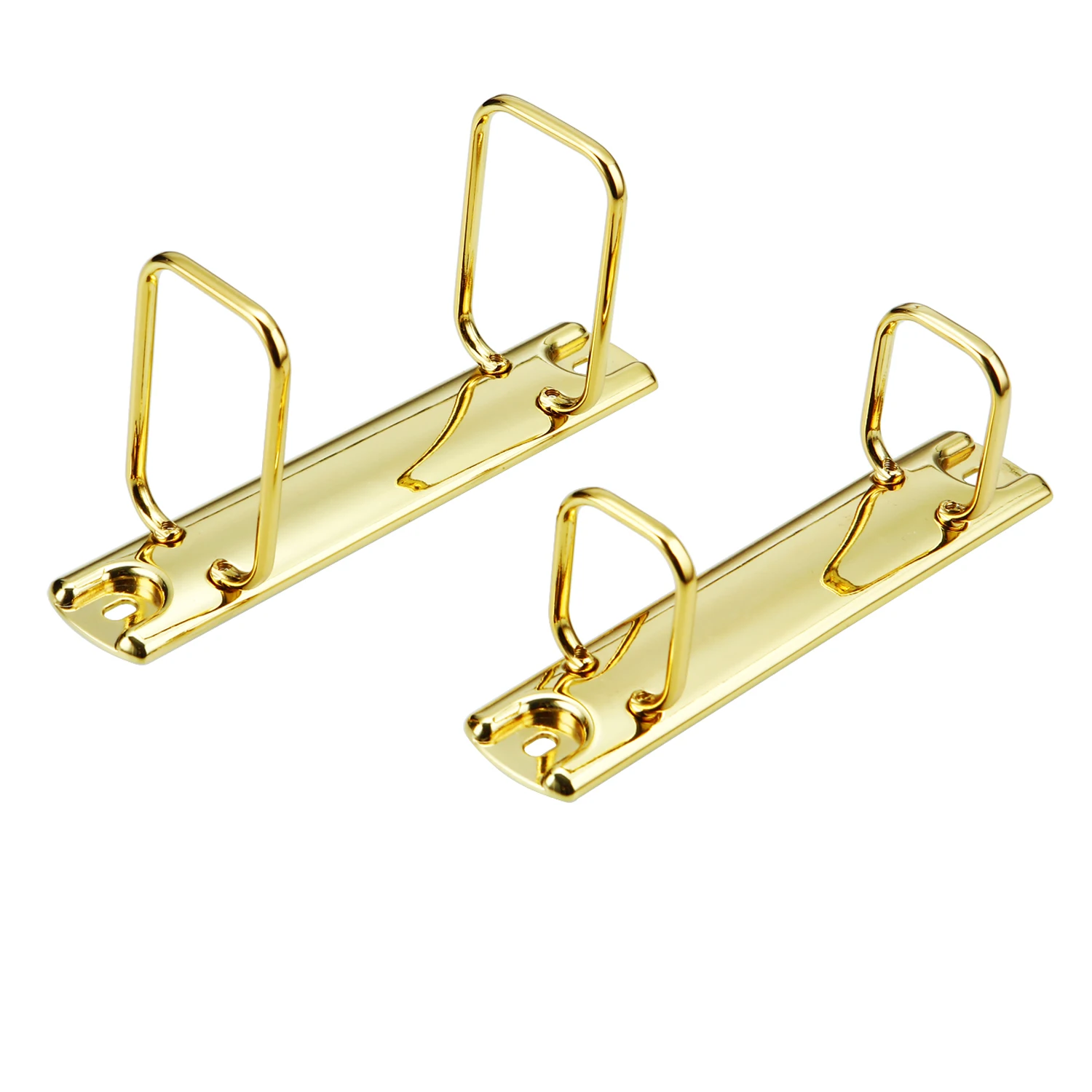 Clips de Reliure à Anneaux A4/A7 en Métal, à 2 Trous, Spirale, pour Dossier de Fichiers, Album de Bricolage, Journal Intime, Accessoire de Papeterie