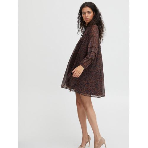 B.Young Blusenkleid Damen braun, 34